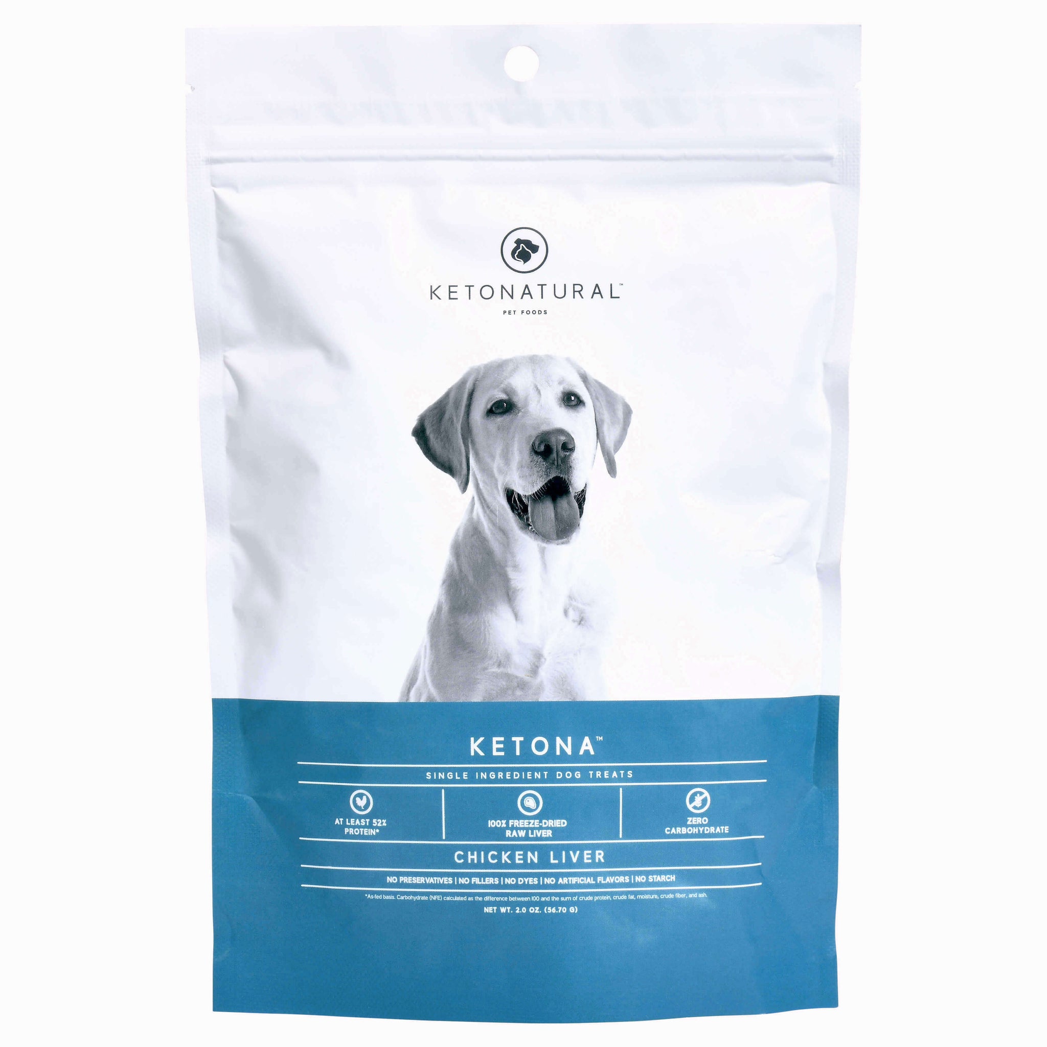 KetoNatural Ketona Zero Carbohydrate Chicken Liver Dog Treats